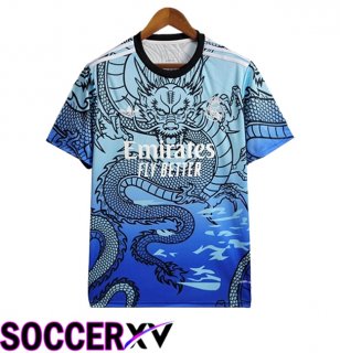 Real Madrid Soccer Jersey Special Edition Blue 2024/2025