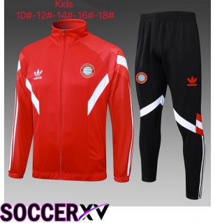 Bayern Munich Kids kit Training Jacket Suit Red 2025/2026