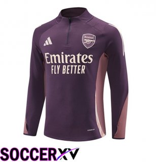 Arsenal Training Sweatshirt Purple 2025/2026