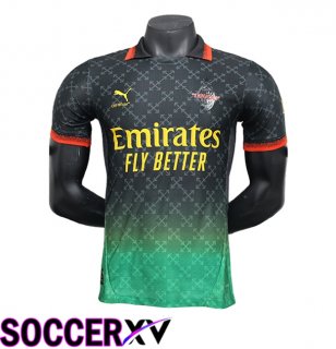 AC Milan Soccer Jersey Special Edition Black/Green 2024/2025