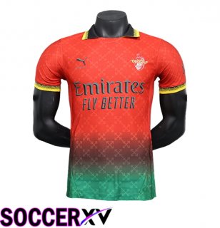 AC Milan Soccer Jersey Special Edition Red/Green 2024/2025