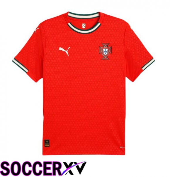 Portugal Home Soccer Jersey Red 2025/2026
