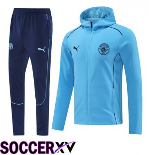 Manchester City Training Tracksuit Windbreaker Blue 2025/2026