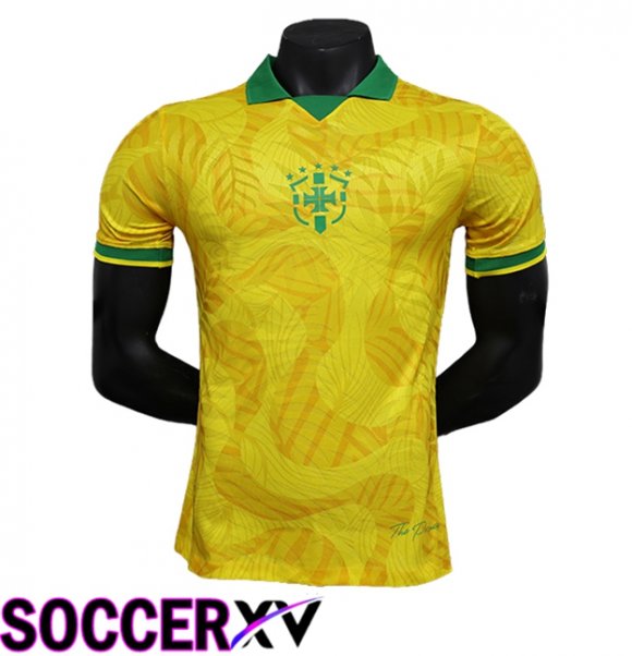 Brazil Soccer Jersey Special Edition Yellow 2024/2025