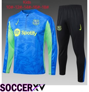 FC Barcelona Kids kit Training Tracksuit Blue Royal 2025/2026