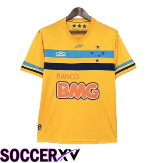 Cruzeiro Retro Goalkeeper Soccer Jersey Orange 2014/2015