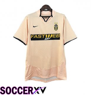 Juventus Retro Away Soccer Jersey Yellow 2003-2004