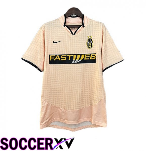 Juventus Retro Away Soccer Jersey Yellow 2003-2004
