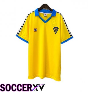 Cadiz CF Retro Home Soccer Jersey Yellow 1983-1984