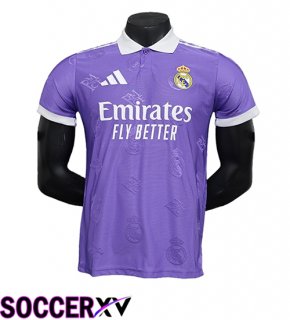 Real Madrid Soccer Jersey Special Edition Purple 2024/2025