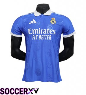 Real Madrid Soccer Jersey Special Edition Blue 2024/2025