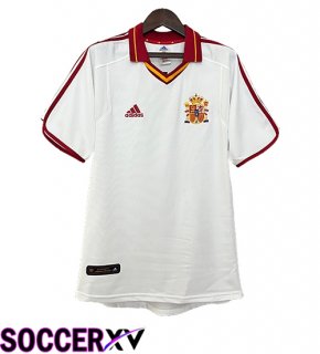 Spain Retro Away Soccer Jersey 2000