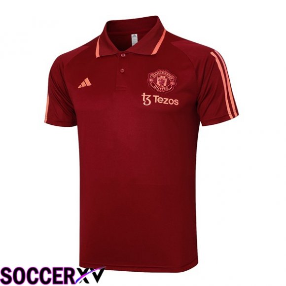 Manchester United Soccer Polo Red 2024/2025