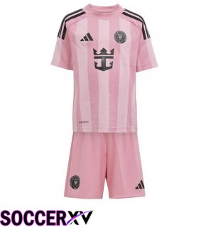 Inter Miami CF Kids Home Soccer Jersey Pink 2025/2026