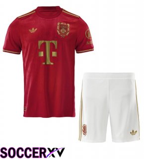 Bayern Munich Soccer Jersey Kids 125th Anniversary Edition Red 2025/2026