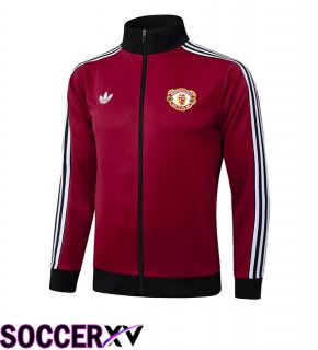 Manchester United Training Jacket Red 2025/2026