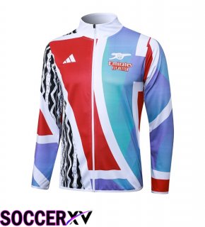 Arsenal Training Jacket Red White 2025/2026