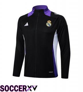 Real Madrid Training Jacket Black 2025/2026