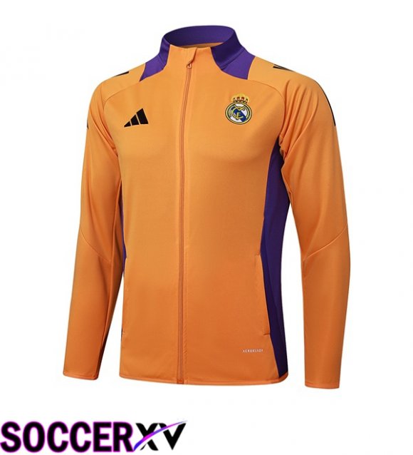 Real Madrid Training Jacket Orange 2025/2026