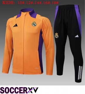 Real Madrid Kids kit Training Jacket Suit Yellow 2025/2026