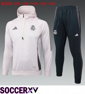 Real Madrid Kids Training Tracksuit Hoodie Pink 2025/2026