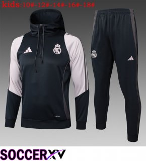 Real Madrid Kids Training Tracksuit Hoodie Black 2025/2026