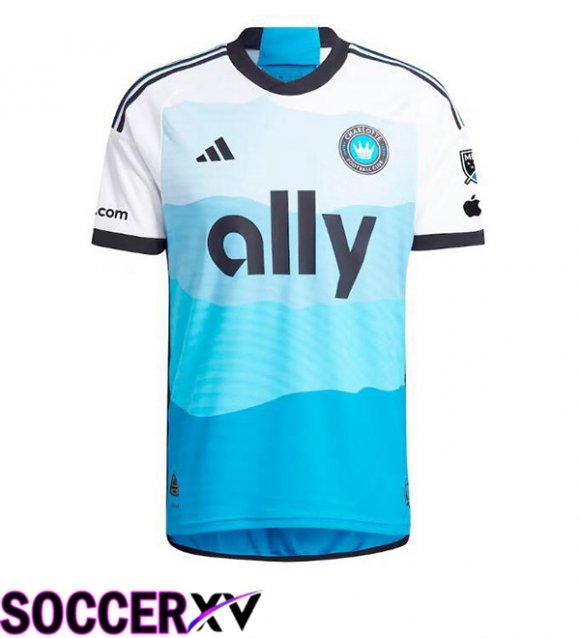 Charlotte FC Home Soccer Jersey Blue White 2025/2026