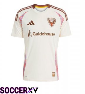 D.C United Away Soccer Jersey White 2025/2026