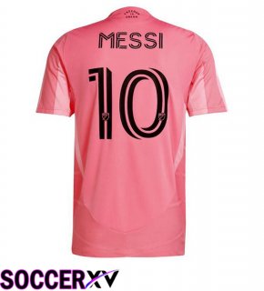 Inter Miami CF (MESSI 10) Home Soccer Jersey Pink 2025/2026