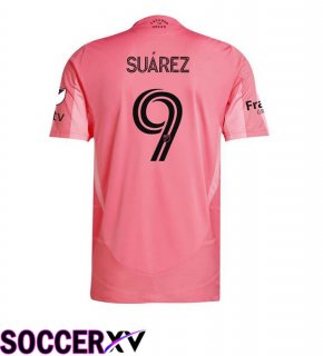 Inter Miami CF (Suárez 9) Home Soccer Jersey Pink 2025/2026