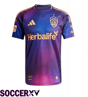 LA Galaxy Away Soccer Jersey Blue Purple 2025/2026