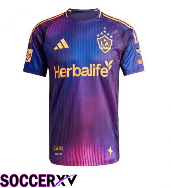 LA Galaxy Away Soccer Jersey Blue Purple 2025/2026