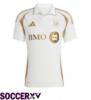 Los Angeles FC Away Soccer Jersey White 2025/2026