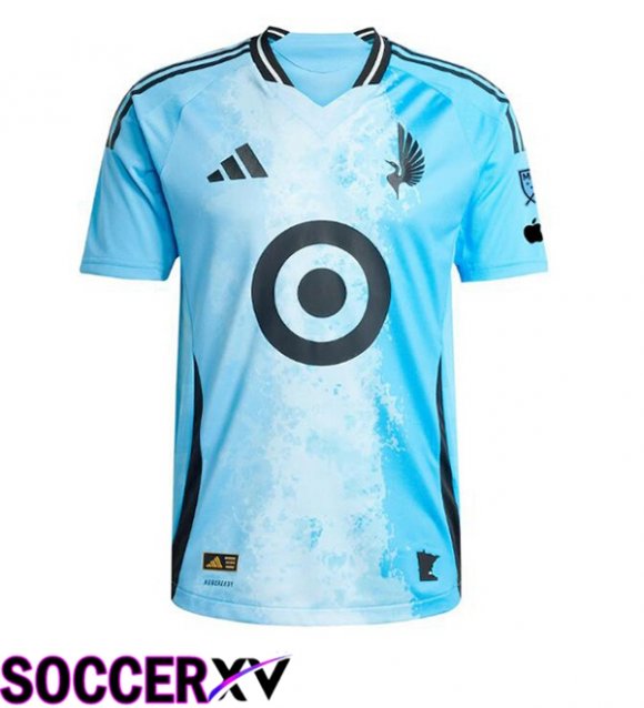 Minnesota United Away Soccer Jersey Blue White 2025/2026