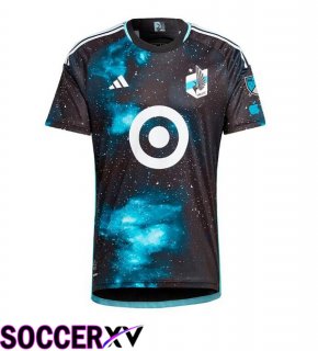 Minnesota United Home Soccer Jersey Black Blue 2025/2026