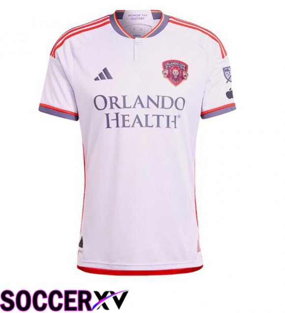 Orlando City SC Away Soccer Jersey White 2025/2026