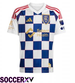Real Salt Lake Away Soccer Jersey Blue White 2025/2026