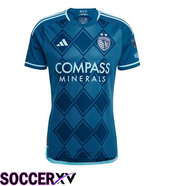 Sporting Kansas Away Soccer Jersey Blue 2025/2026