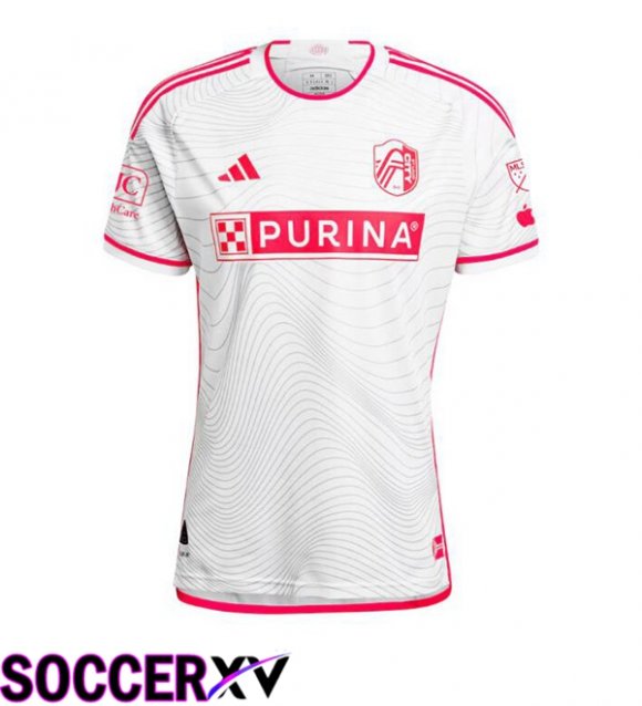 St.Louis City FC Away Soccer Jersey White 2025/2026