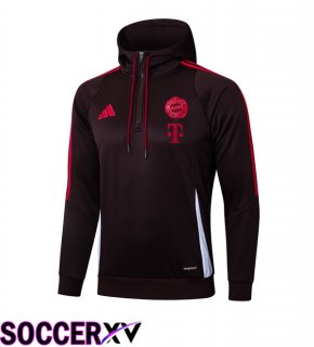 Bayern Munich Training Sweatshirt Hoodie Red 2025/2026