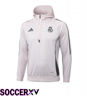 Real Madrid Training Sweatshirt Hoodie Pink 2025/2026
