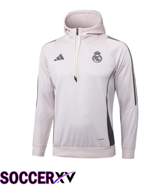 Real Madrid Training Sweatshirt Hoodie Pink 2025/2026