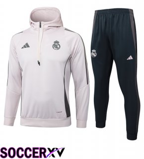 Real Madrid Training Tracksuit Hoodie Pink 2025/2026