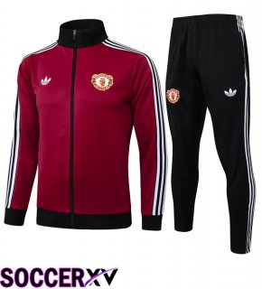 Manchester United kit Training Jacket Suit Red 2025/2026