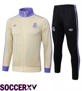 Real Madrid kit Training Jacket Suit Yellow 2025/2026