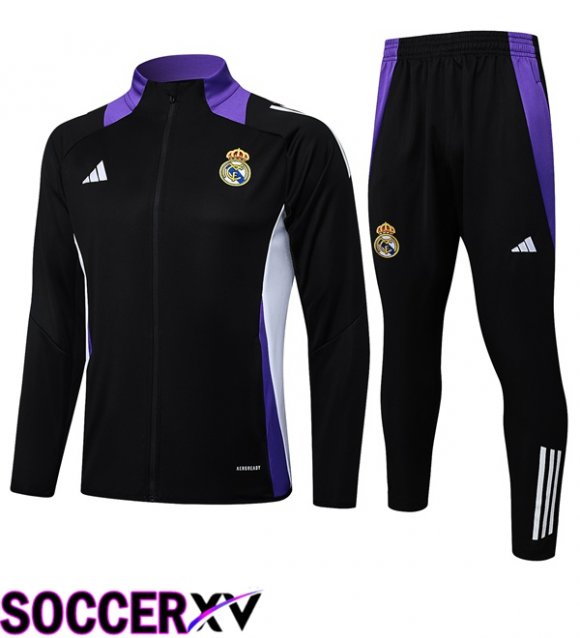 Real Madrid kit Training Jacket Suit Black 2025/2026