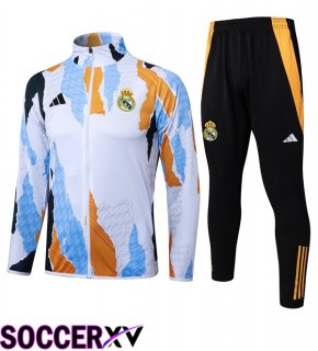 Real Madrid kit Training Jacket Suit White Blue 2025/2026