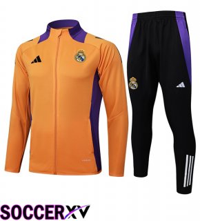 Real Madrid kit Training Jacket Suit Orange 2025/2026