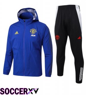 Manchester United Training Tracksuit - Windbreaker Blue 2025/2026