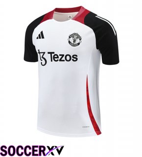 Manchester United Training T Shirt White 2025/2026